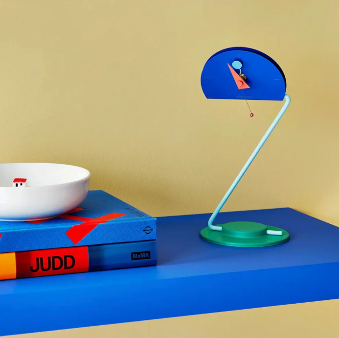 CANETTI / 1984 Peacock Desk Clock by Kato Takashi & Nicolai Canetti