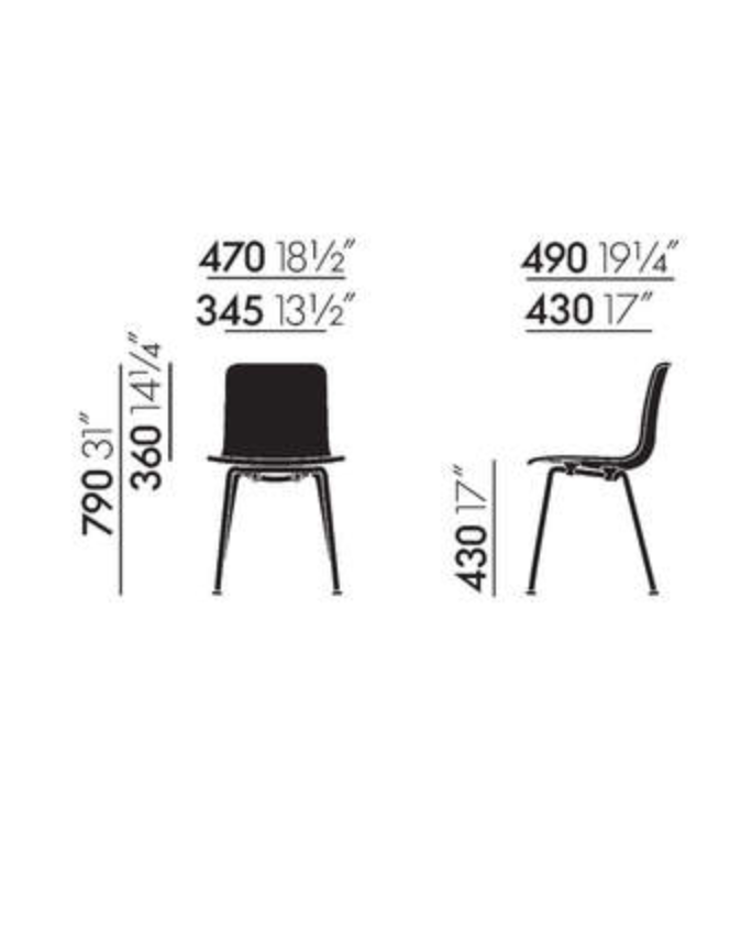 VITRA TAKEOVER / Hal Tube Chair by Jasper Morrison, 2010/2014 - White