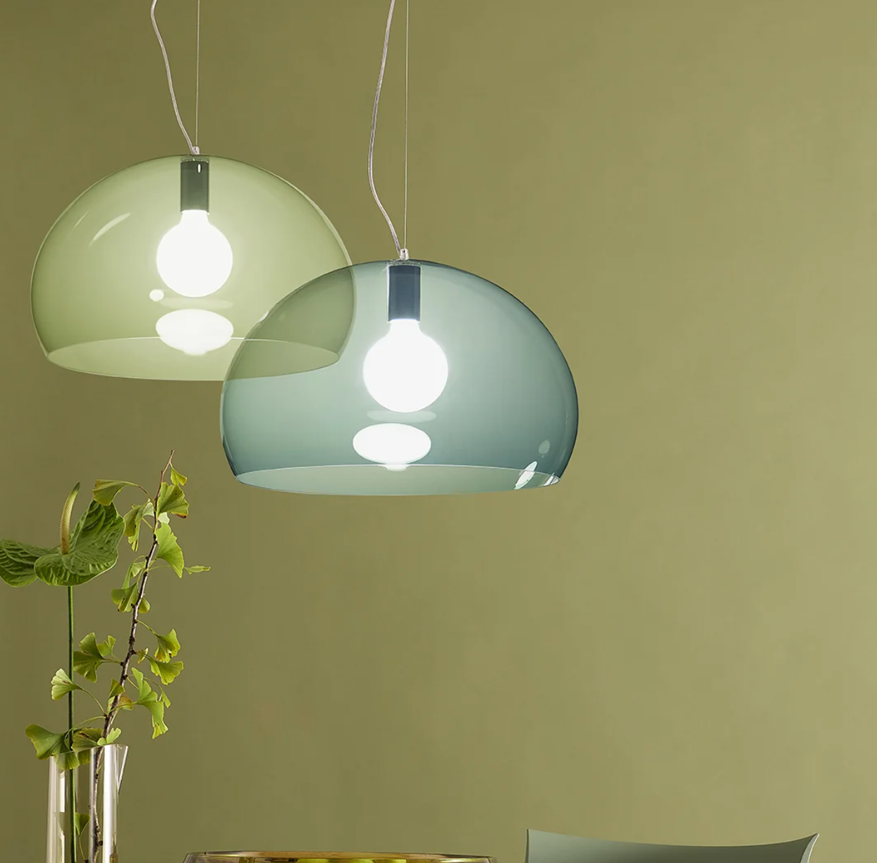 KARTELL  / FL/Y Cloud Blue Pendant Lamp by Ferruccio Laviani