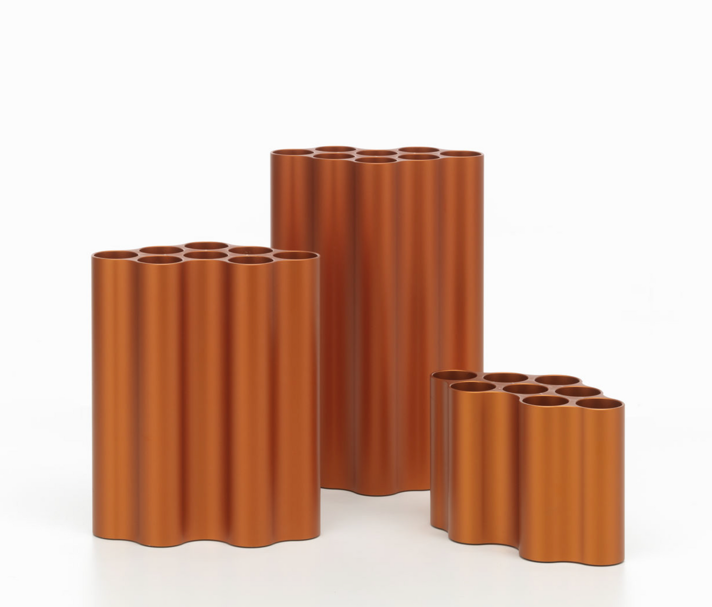 VITRA / Nuage Vases in Burnt Orange By Ronan and Erwan Bouroullec
