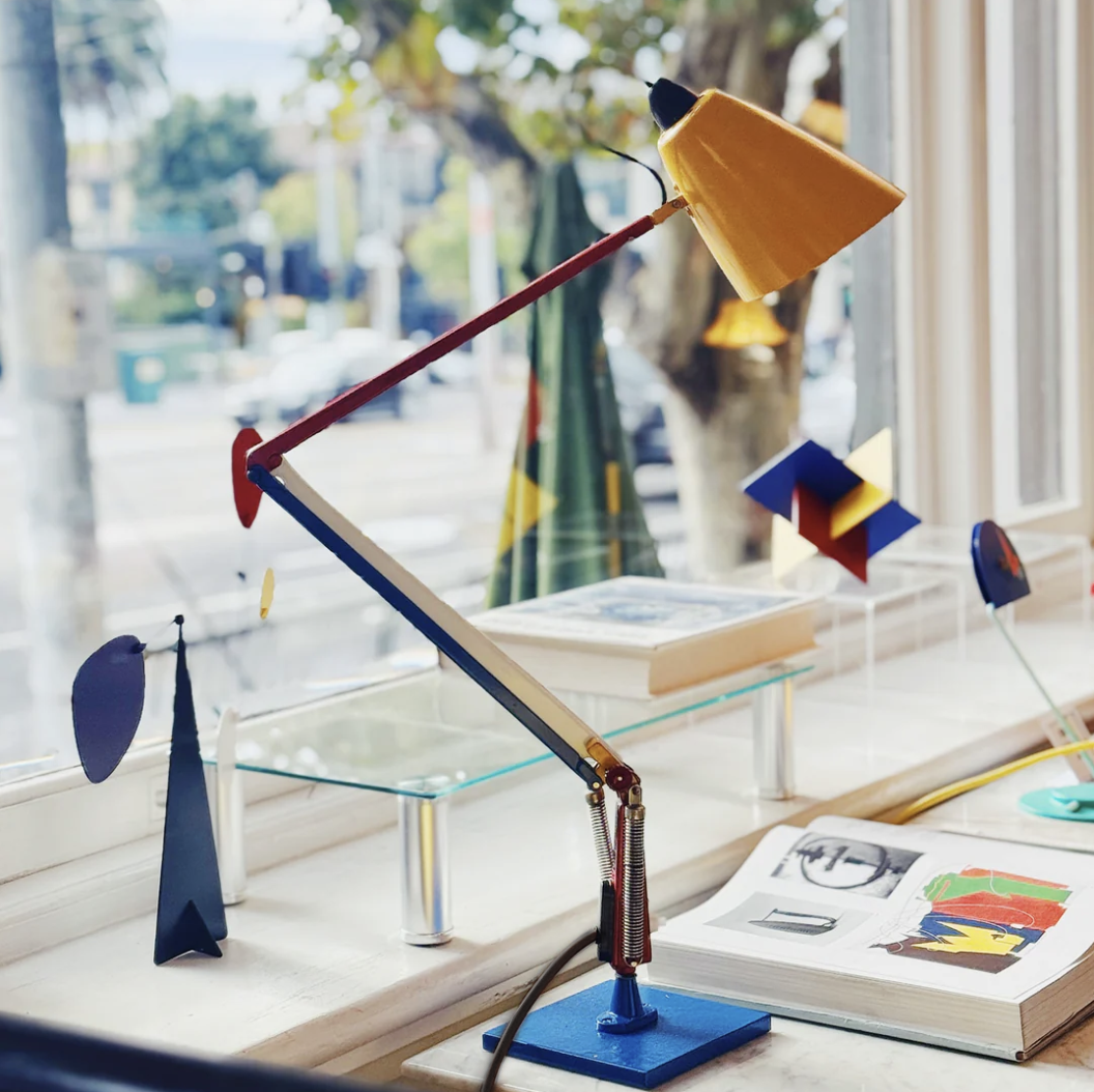 PLANET / Vintage Studio K Desk Lamp w/custom multicolour paintwork