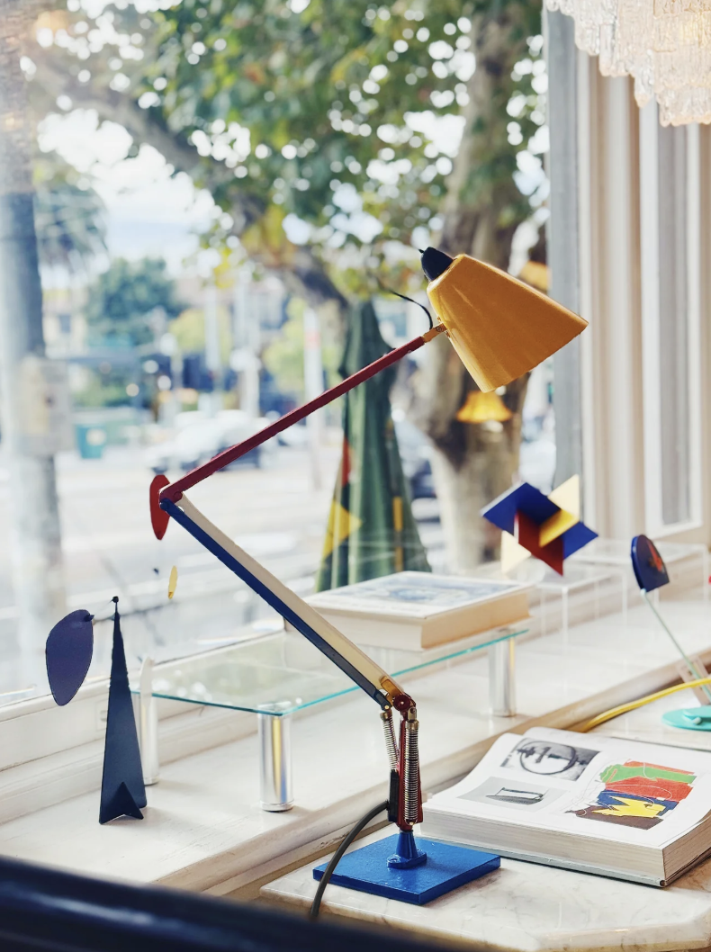 PLANET / Vintage Studio K Desk Lamp w/custom multicolour paintwork