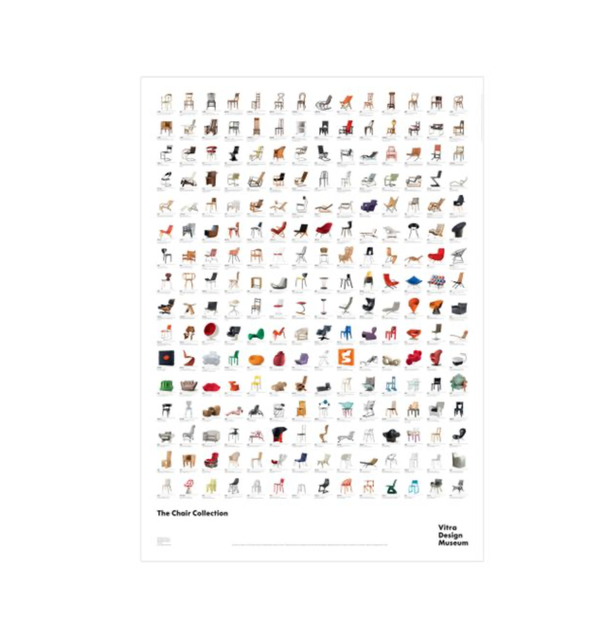 VITRA / The Chair Collection Poster