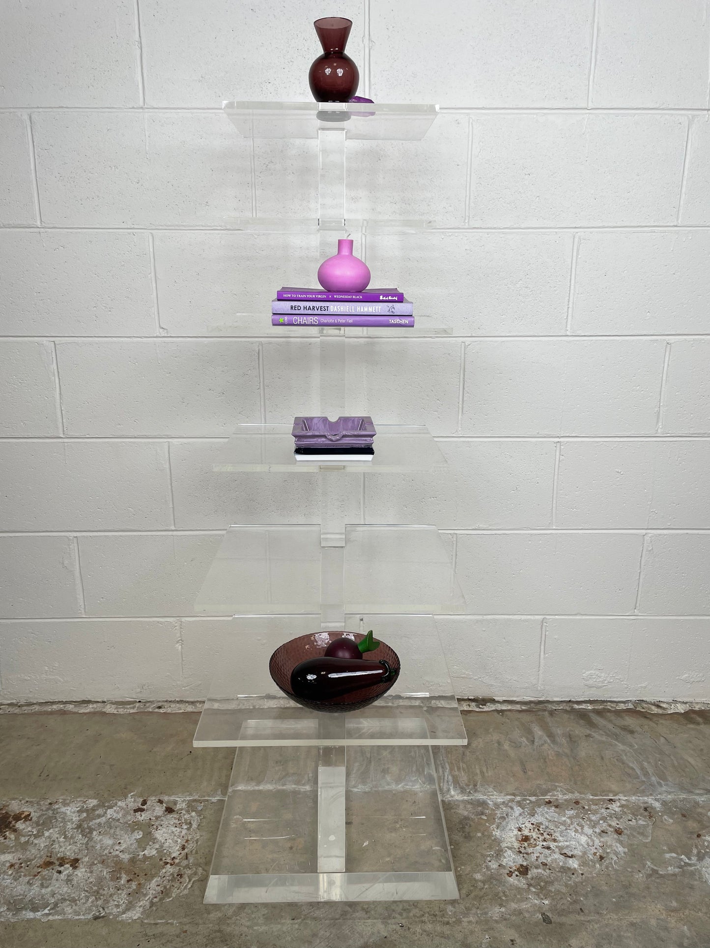 Perspex 6 tier iceberg shelf