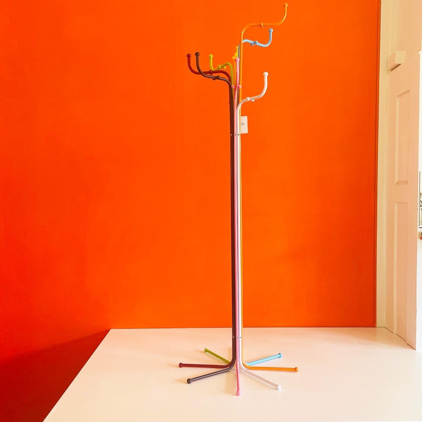VINTAGE / Vintage Rainbow Coat Tree in the style of Fritz Hansen