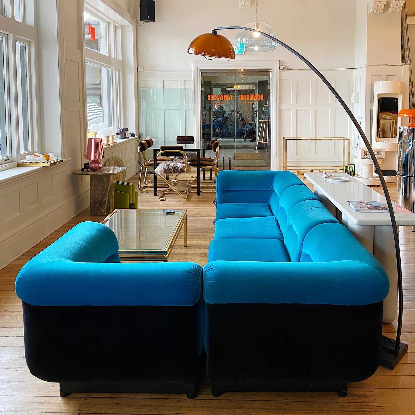 FANTASY #274 / VandeRoza 1970’s Modular Sofa / Turquoise
