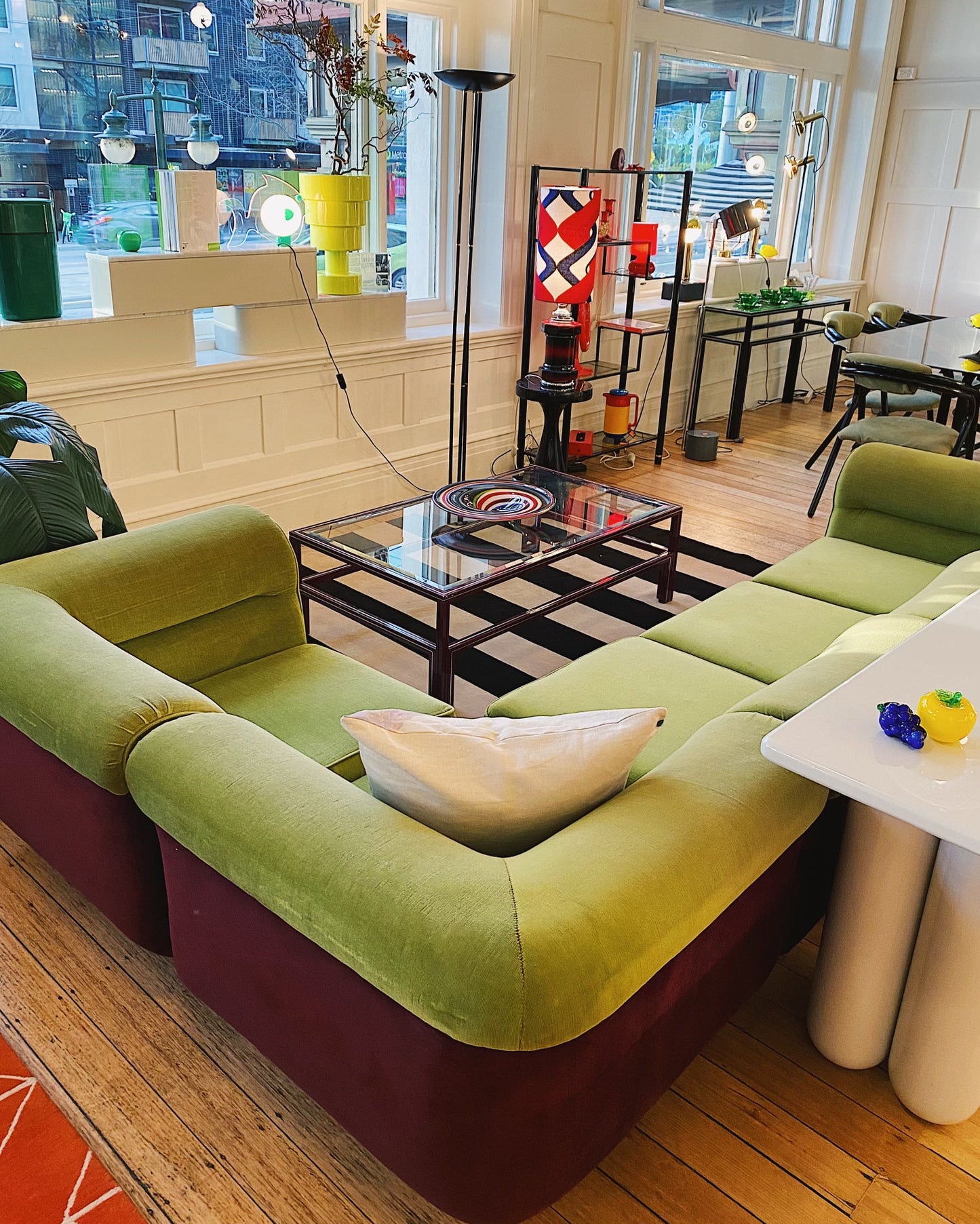 FANTASY #326 / VandeRoza 1970’s Modular Sofa / Pistachio + Berry