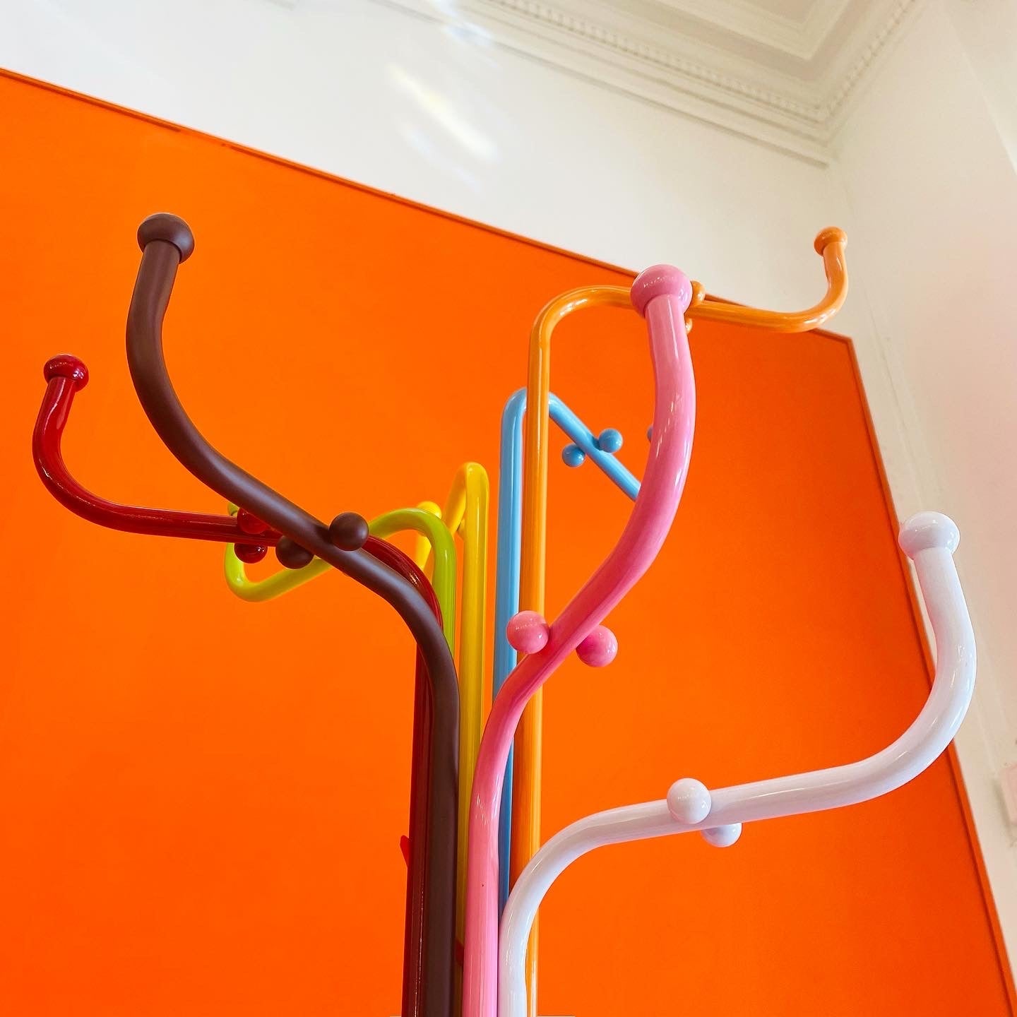 VINTAGE / Vintage Rainbow Coat Tree in the style of Fritz Hansen