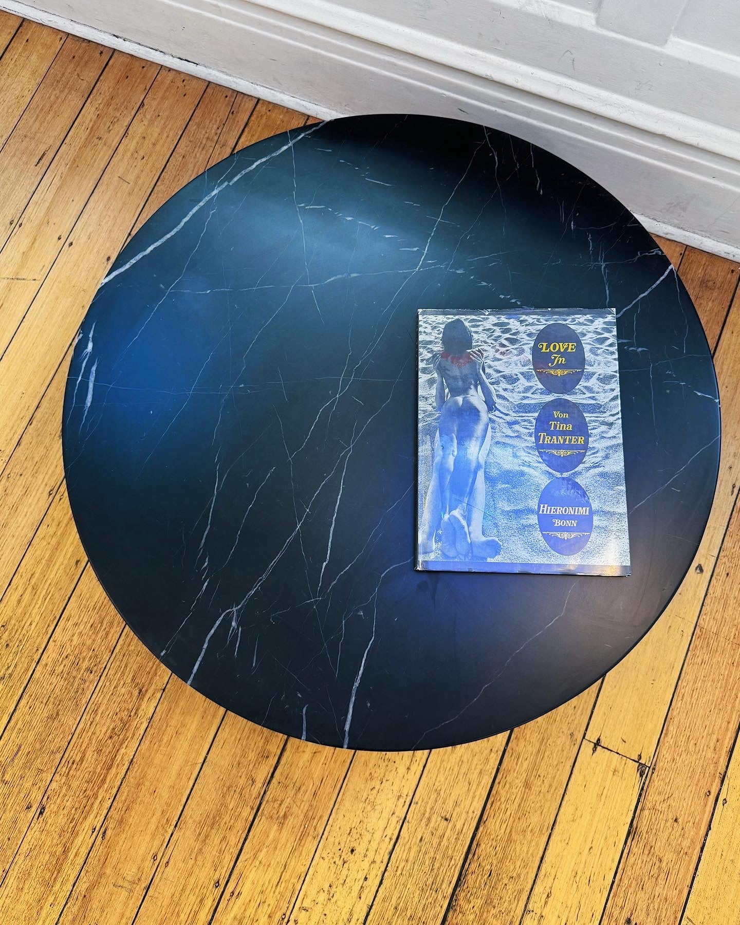 VINTAGE / Lowline Italian Dark Marble Coffee Table
