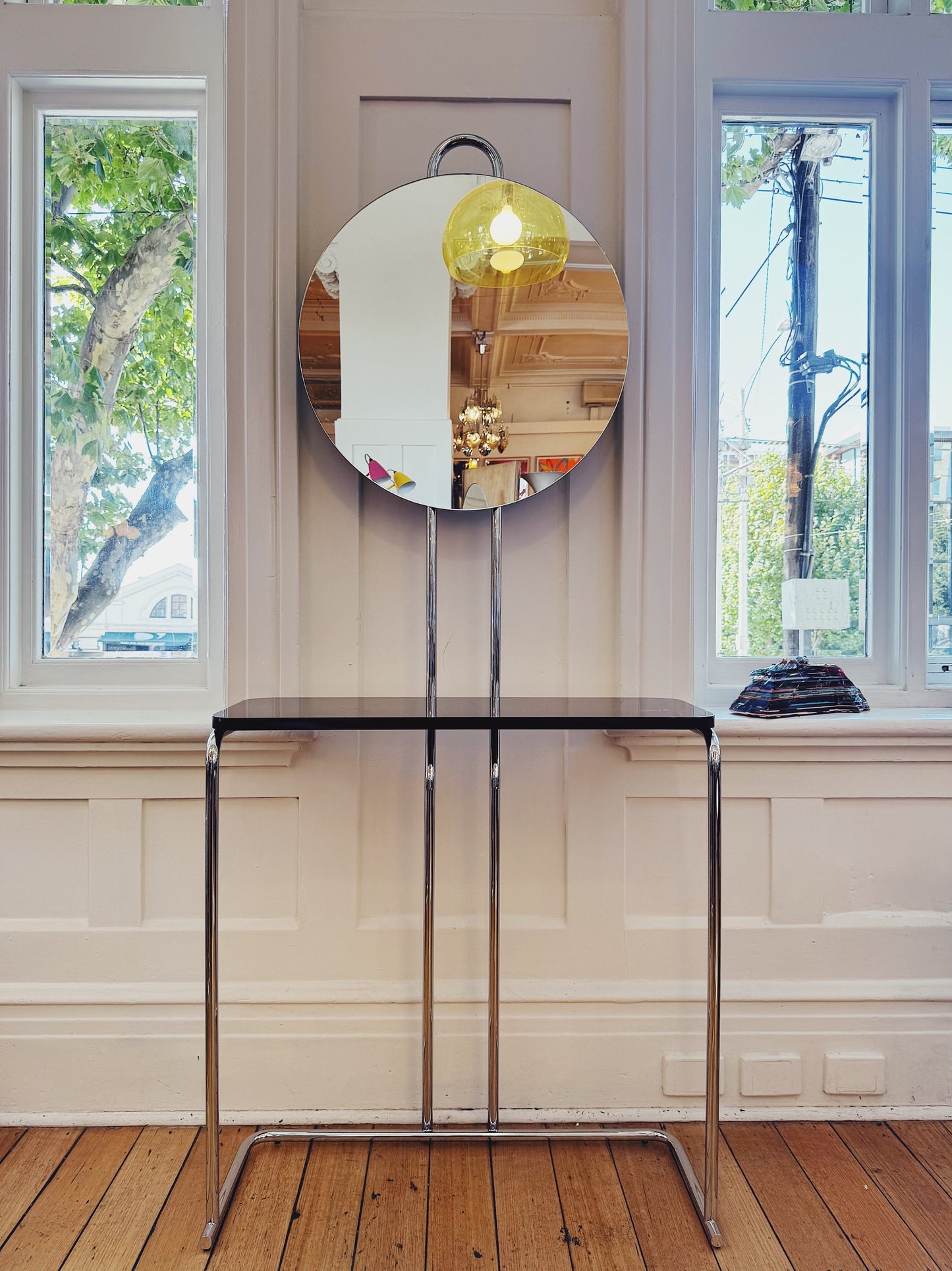 WOLFGANG HOFFMANN / Italian Console with Mirror