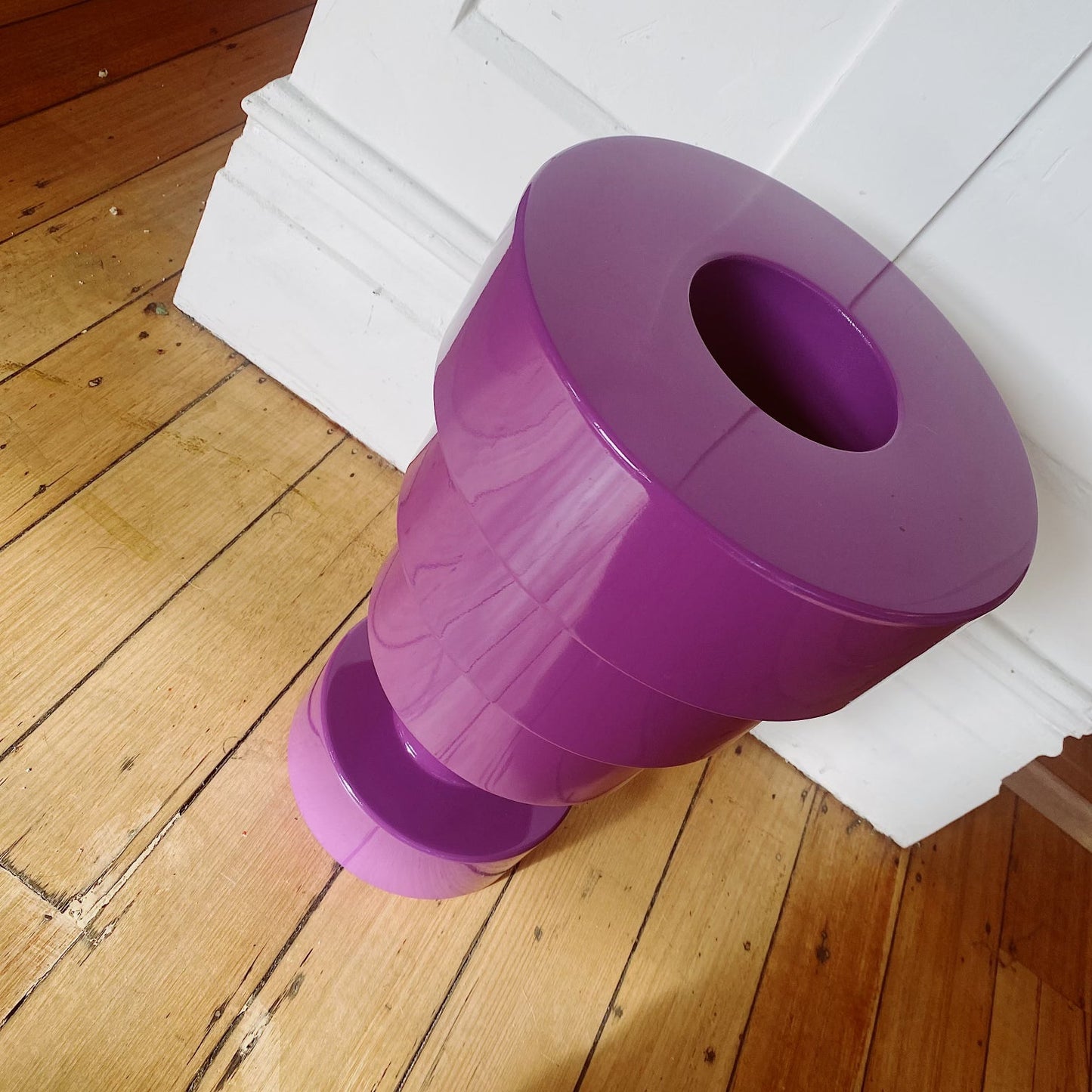 KARTELL / Purple Calice Vase By Ettore Sottsass