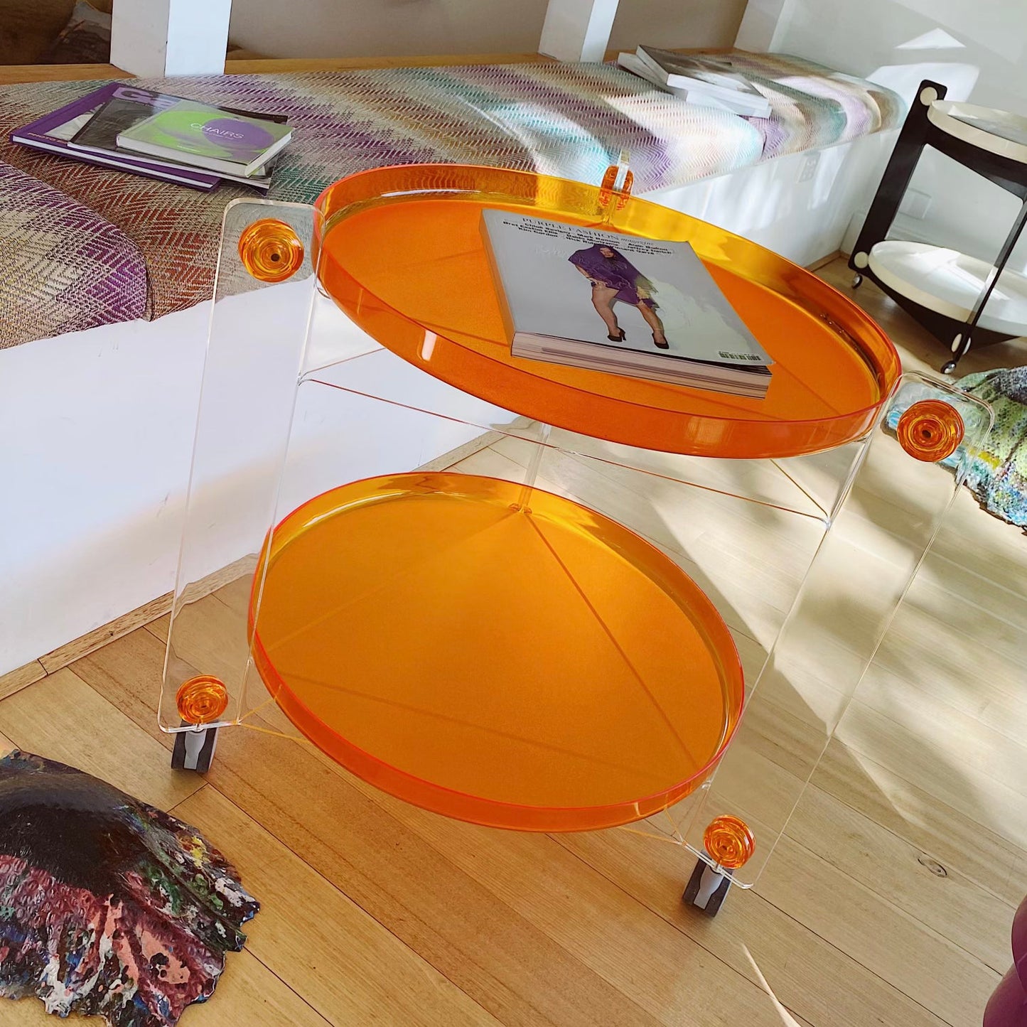 FANTASY #287 / Brand New Fratelli Guzzini Mandarin Drink Trolley