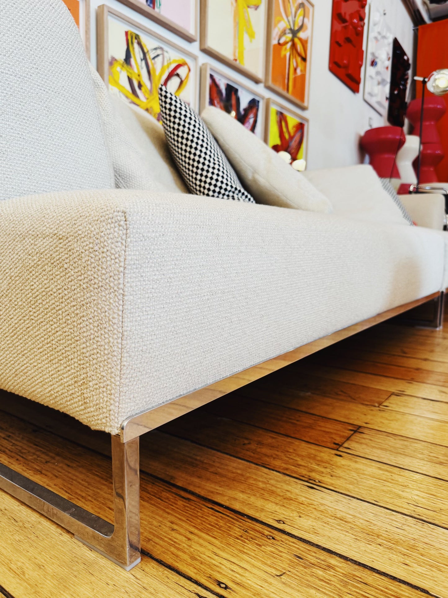 B&B ITALIA / 1999 SOLO Maxalto Oatmeal Sofa by Antonio Citterio