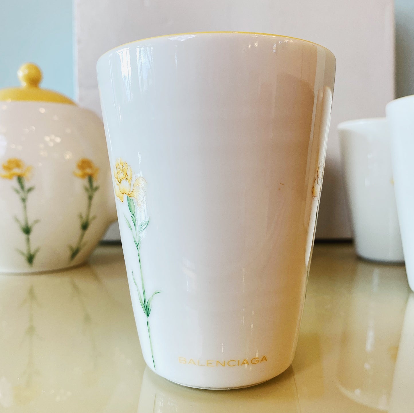 BALENCIAGA / Rare Japanese Floral Tea Set