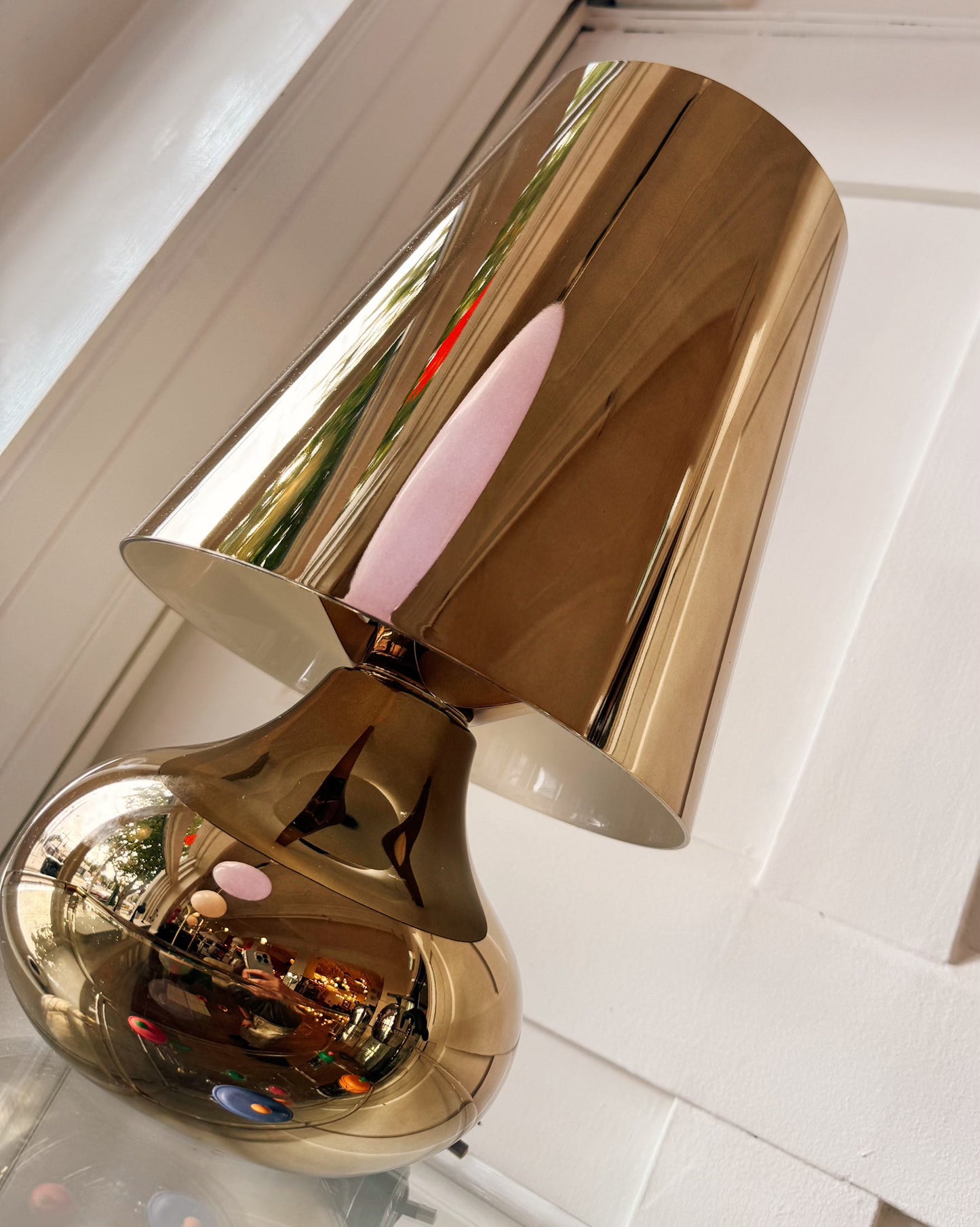 KARTELL / Metallic Dark Gold Cindy Lamp by Ferruccio Laviani