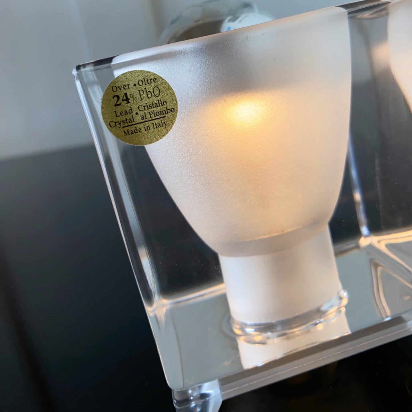 FABBIAN / Cubetto Crystal Italian Table Lamp