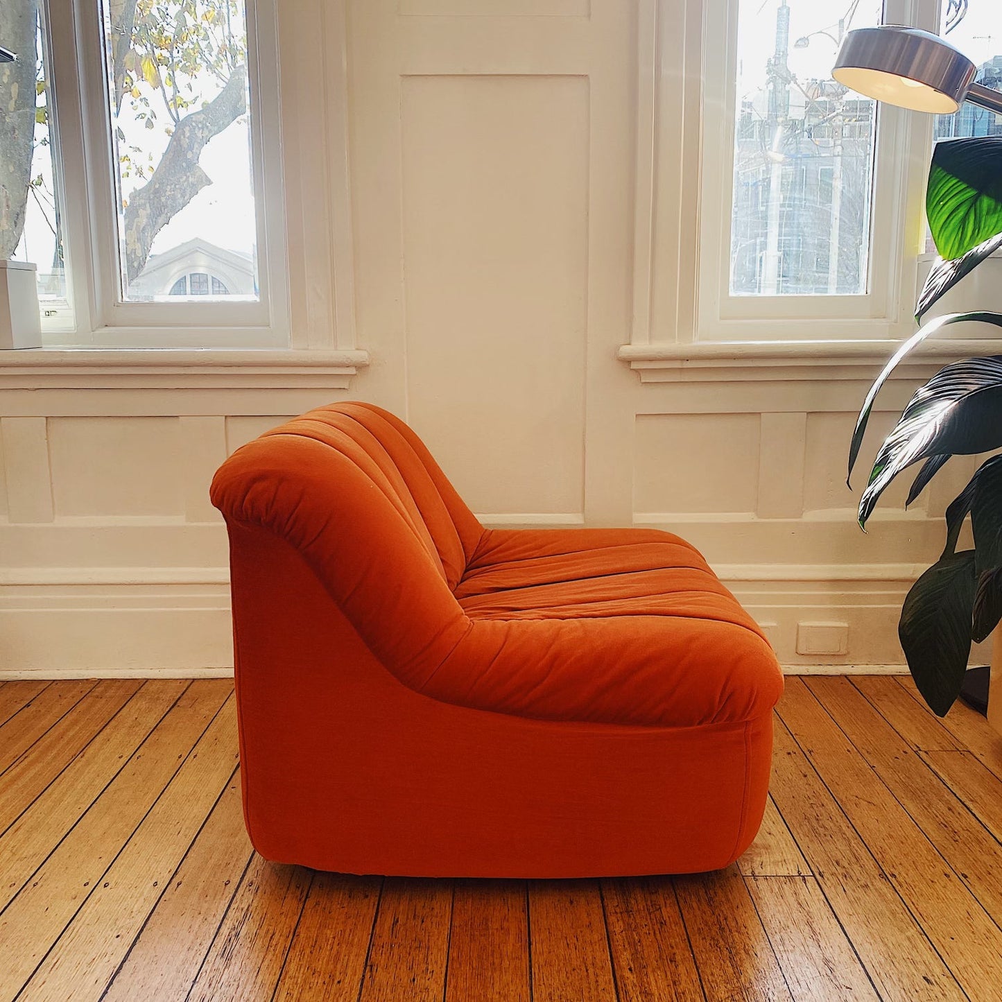 FEATHERSTON / Numero VII Rust Orange Sofa Chair