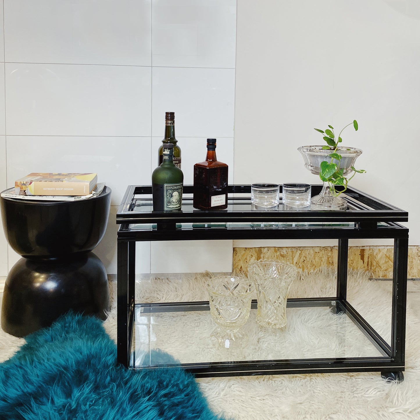 FANTASY #116 / Pierre Vandel Black Drink Cart