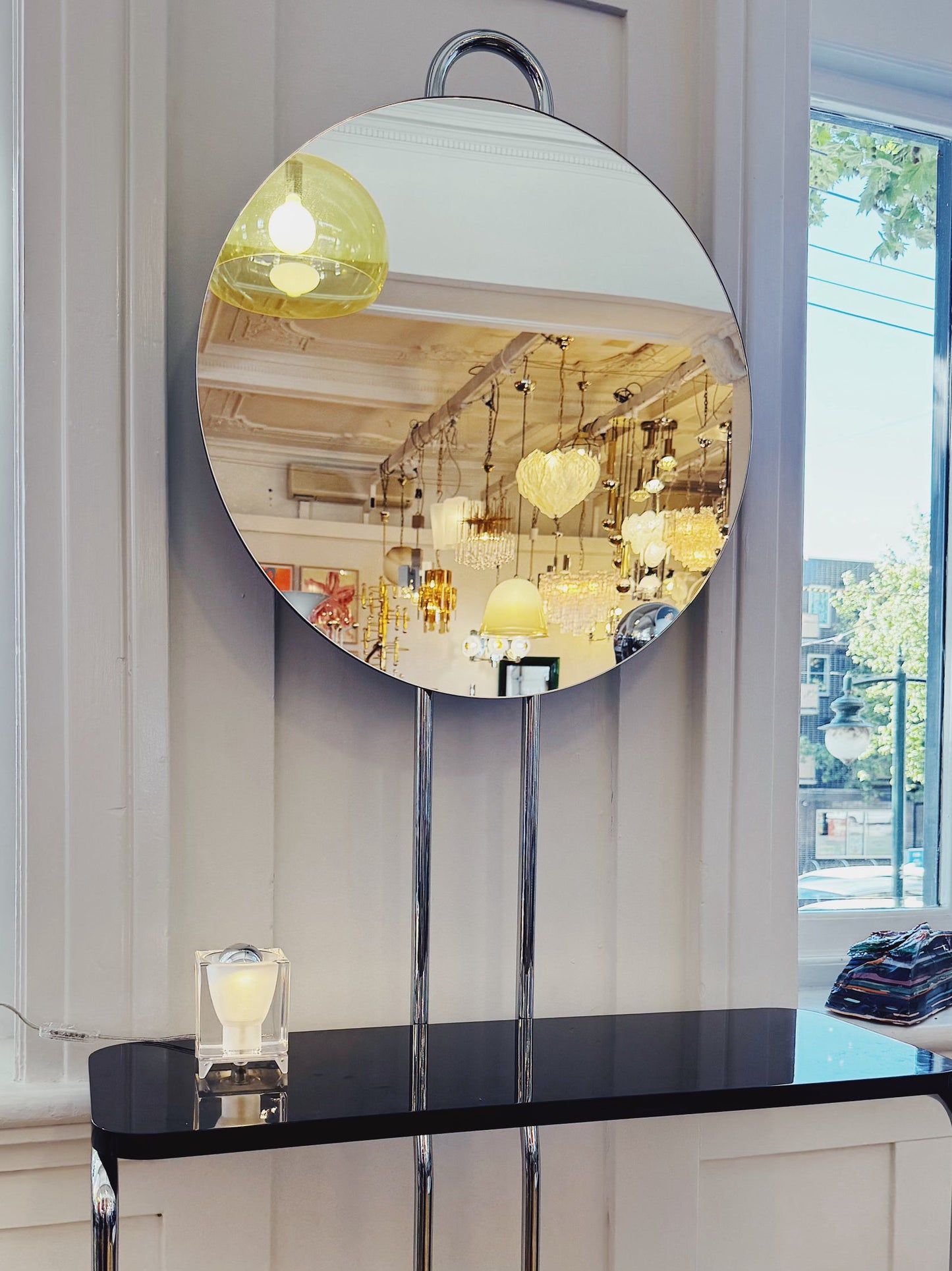 WOLFGANG HOFFMANN / Italian Console with Mirror