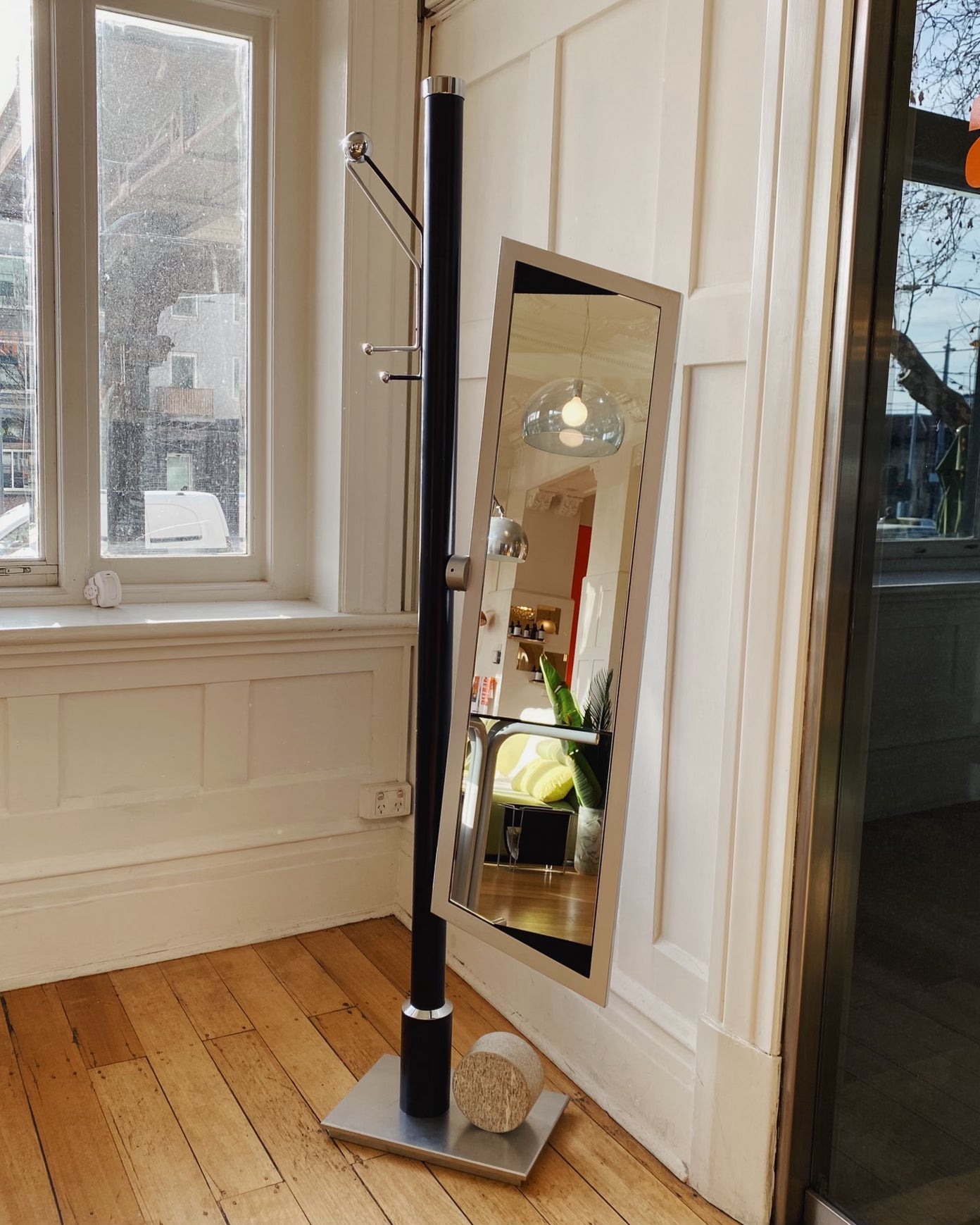 FANTASY #329 / 1980s Memphis Style Mirror + Coatstand