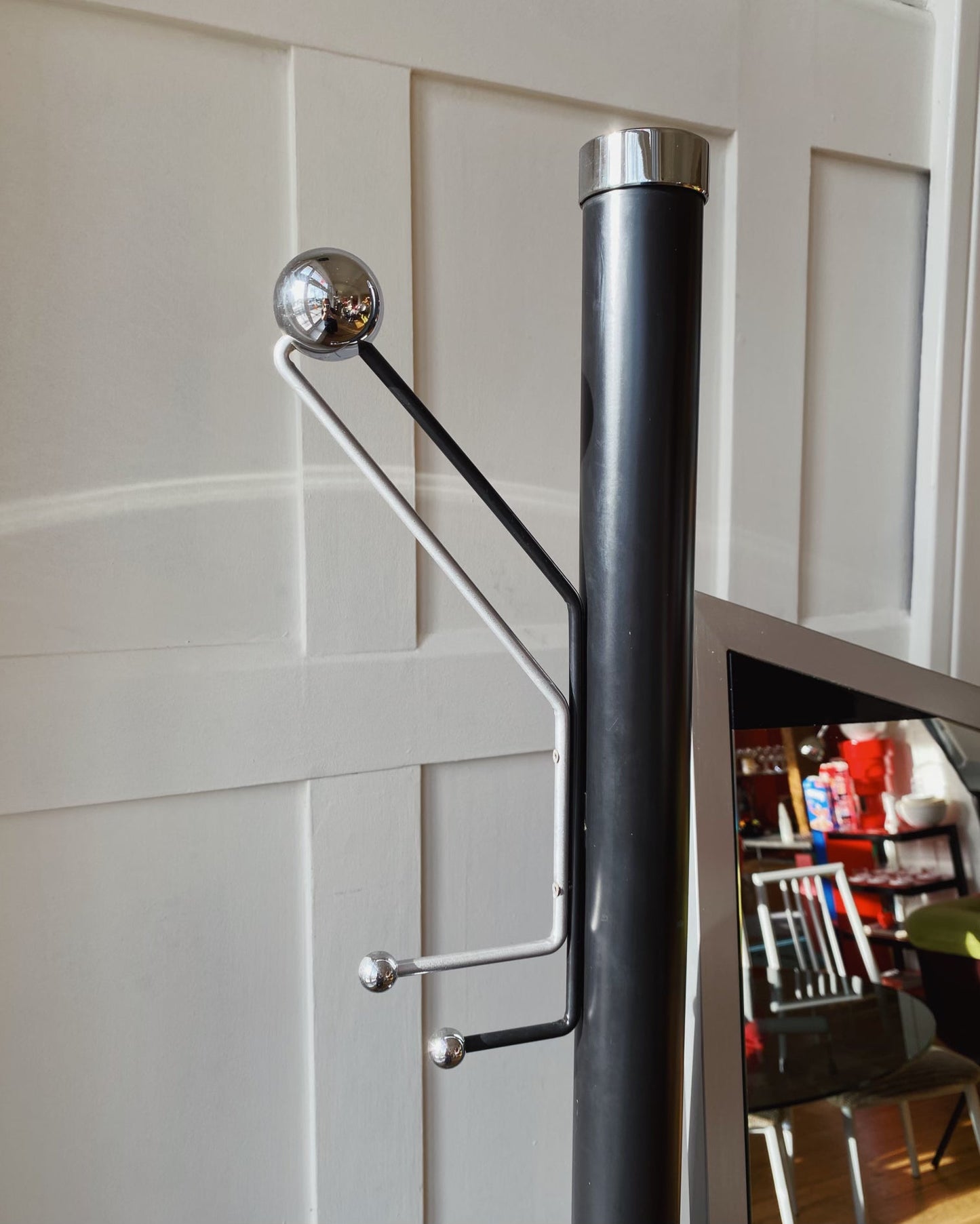 FANTASY #329 / 1980s Memphis Style Mirror + Coatstand