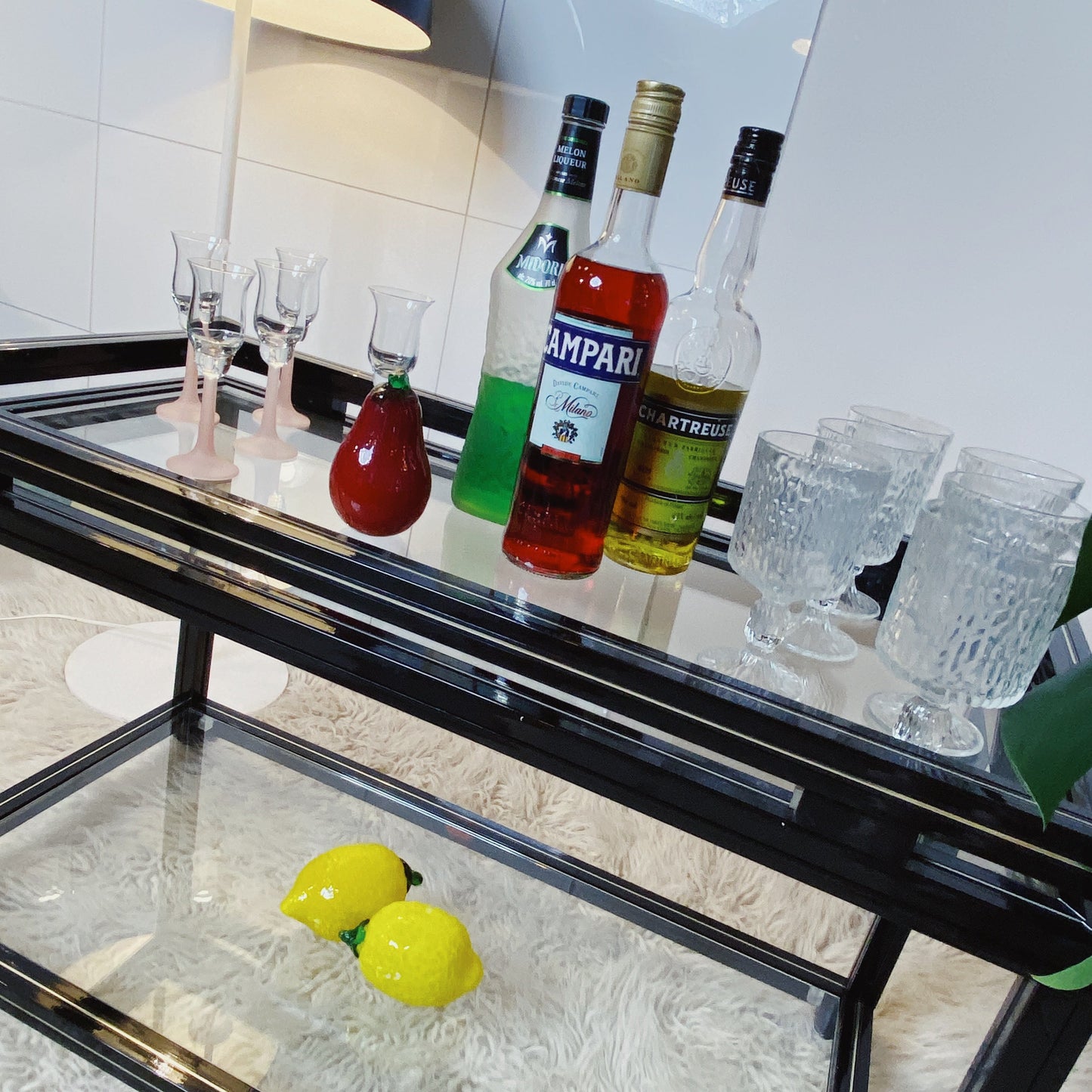 FANTASY #116 / Pierre Vandel Black Drink Cart