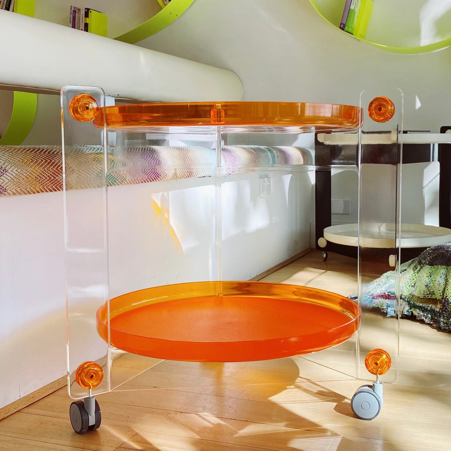 FANTASY #287 / Brand New Fratelli Guzzini Mandarin Drink Trolley