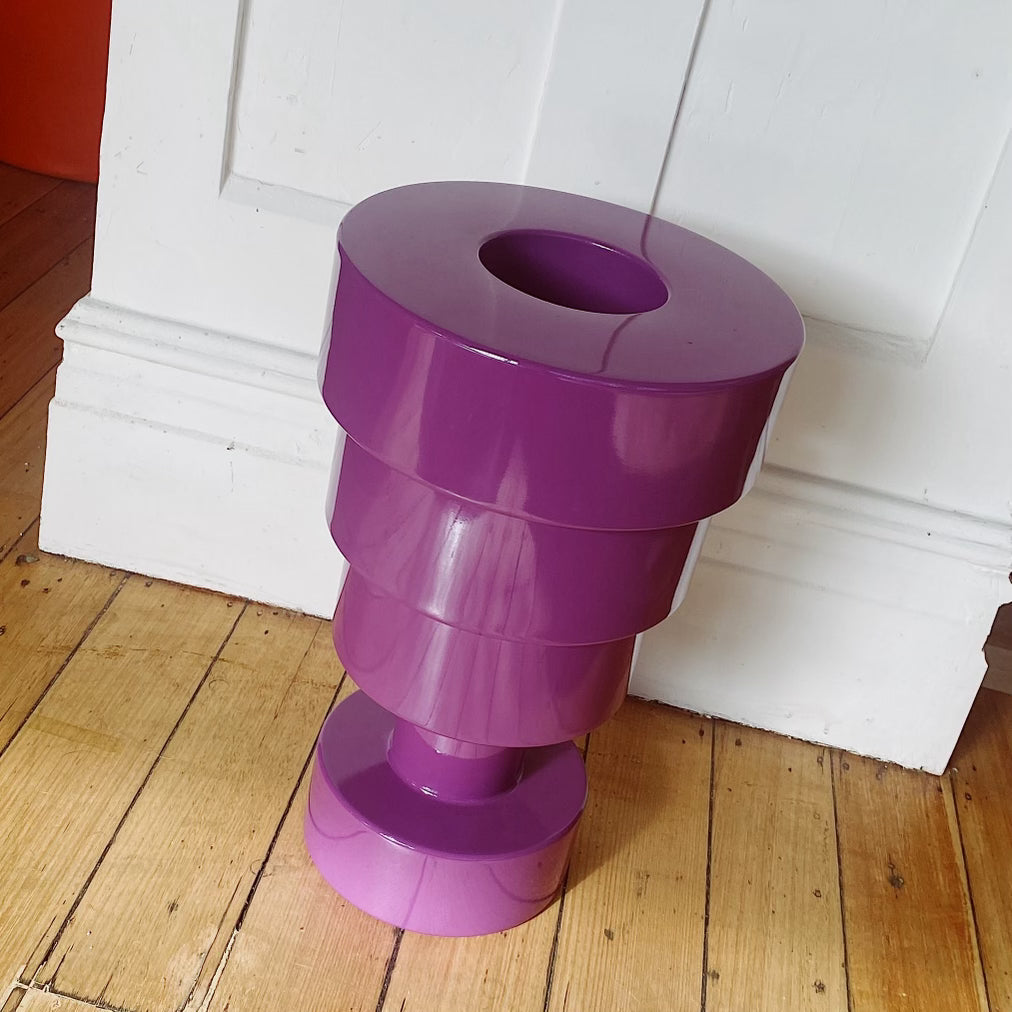 KARTELL / Purple Calice Vase By Ettore Sottsass