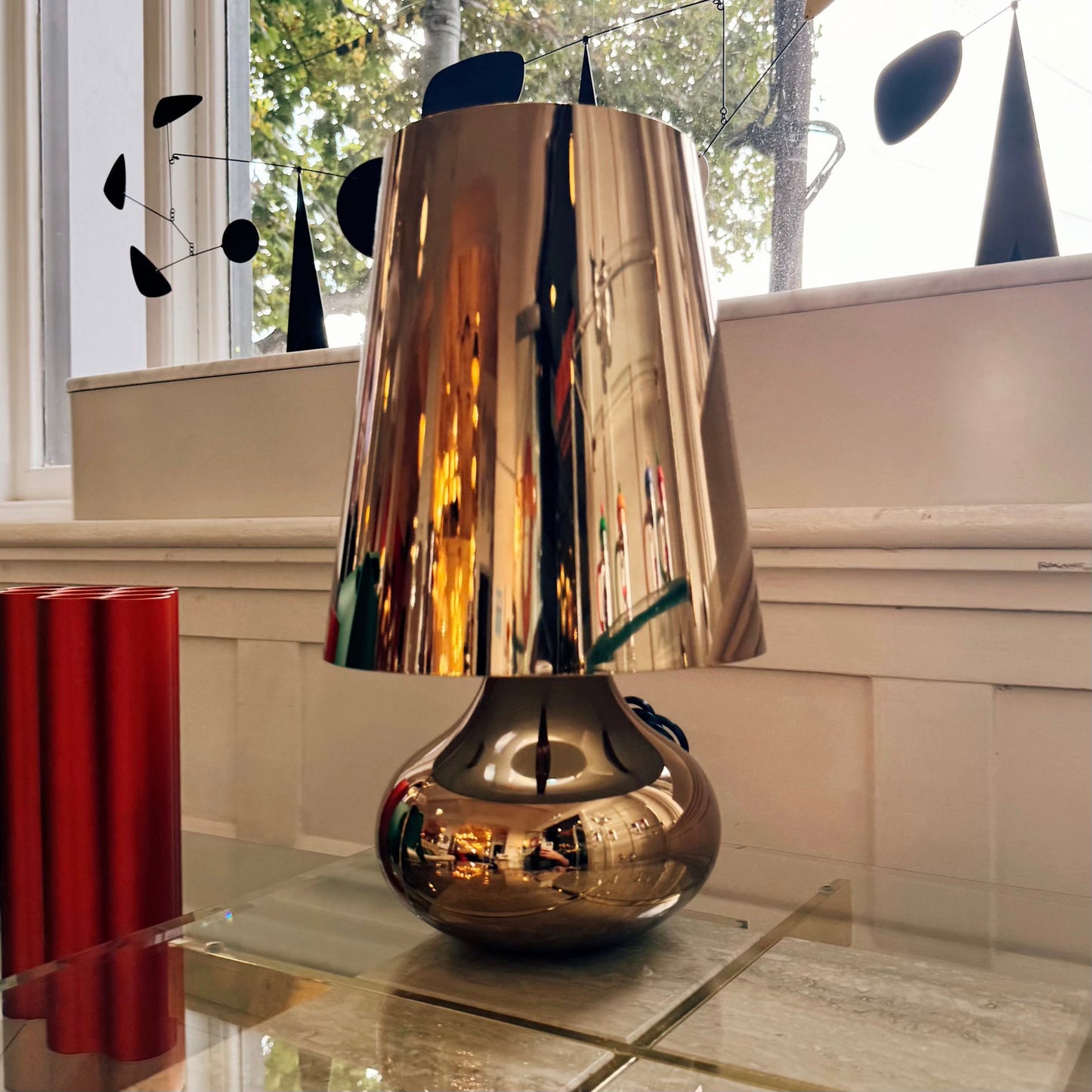 KARTELL / Metallic Dark Gold Cindy Lamp by Ferruccio Laviani