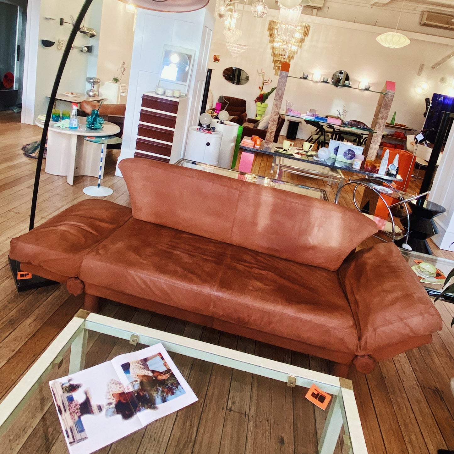 ARTIFEX / Post Modern Nubuck Leather Sofa