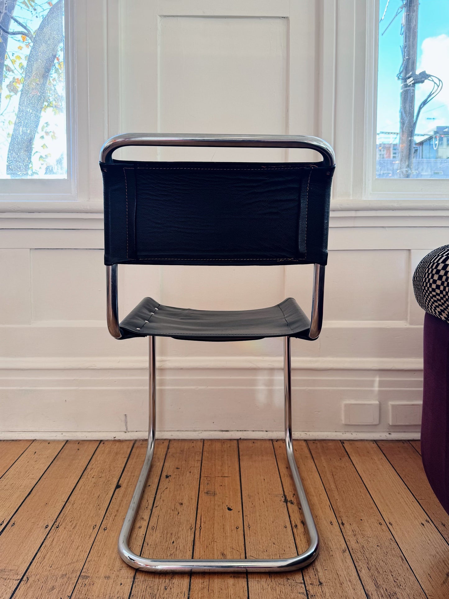 BAUHAUS / Set of Four 1950’s Chrome Cantilever Chairs