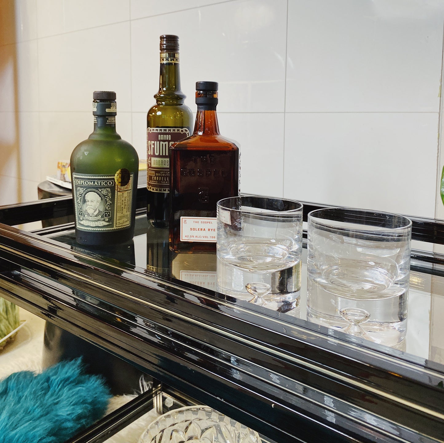 FANTASY #116 / Pierre Vandel Black Drink Cart