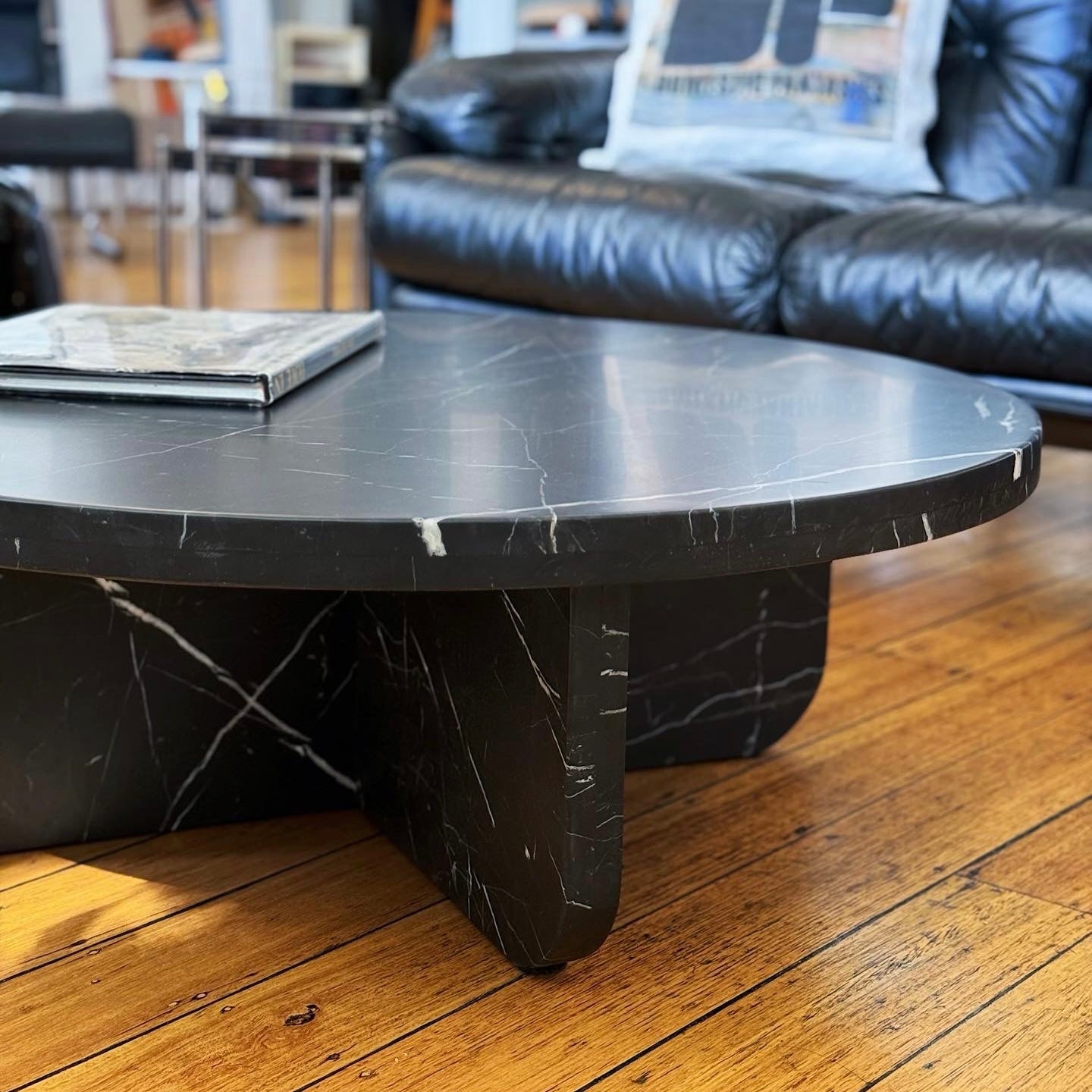 VINTAGE / Lowline Italian Dark Marble Coffee Table