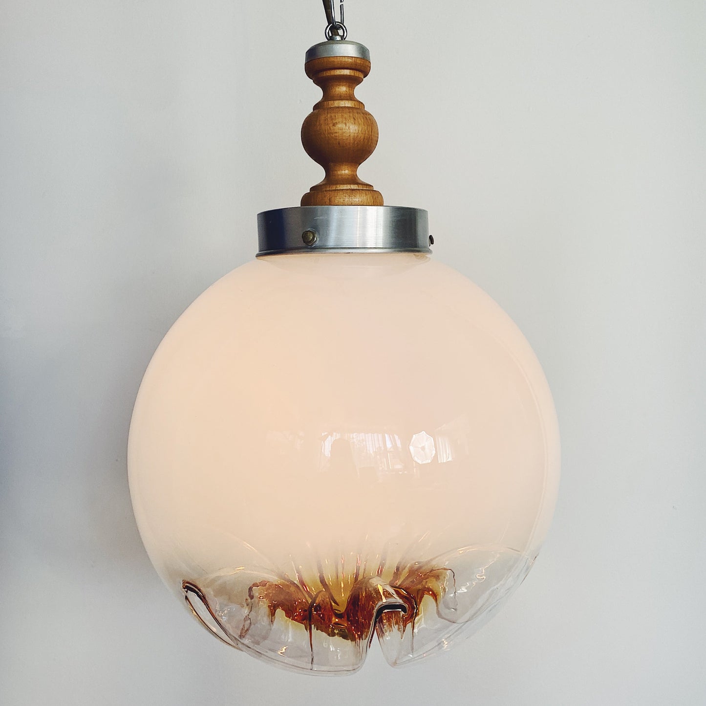 FANTASY #256 / Mazzega Murano XL Glass Pendant