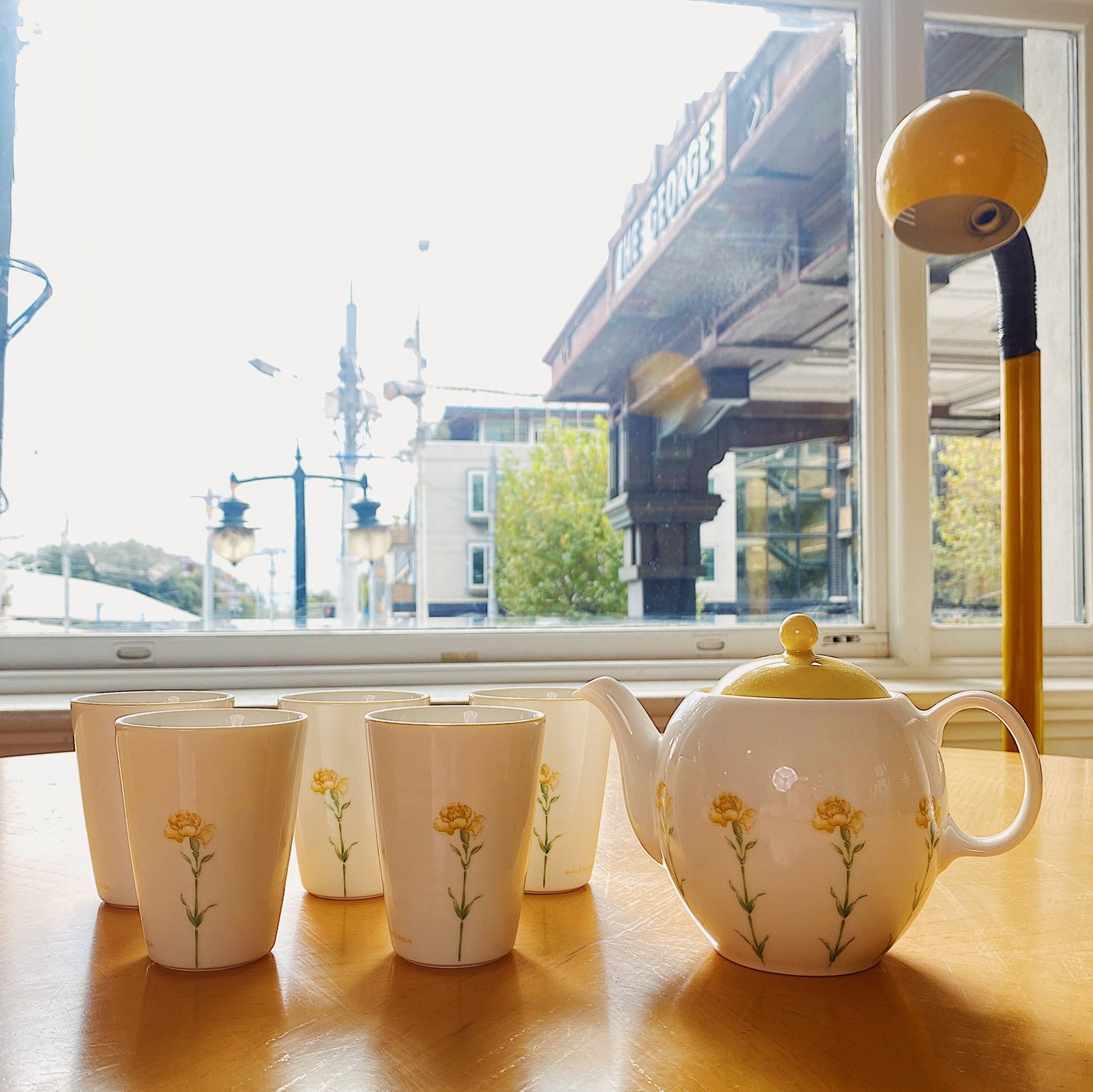 BALENCIAGA / Rare Japanese Floral Tea Set