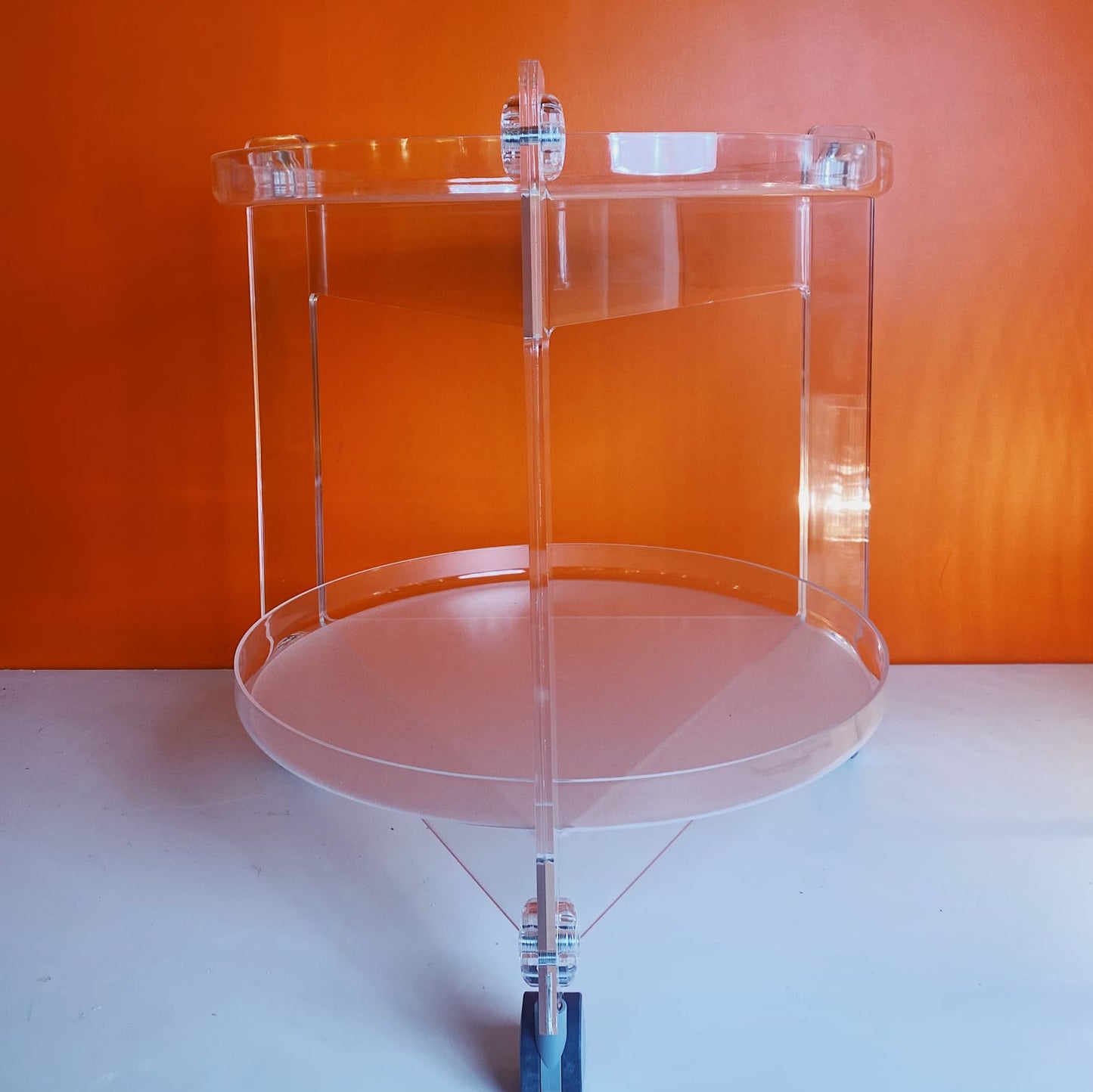 FRATELLI GUZZINI / Brand New Crystal Drink Trolley by Luigi Massoni