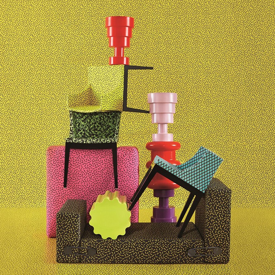 KARTELL / Red Calice Vase By Ettore Sottsass